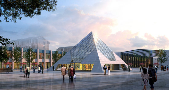 温州金字塔网架